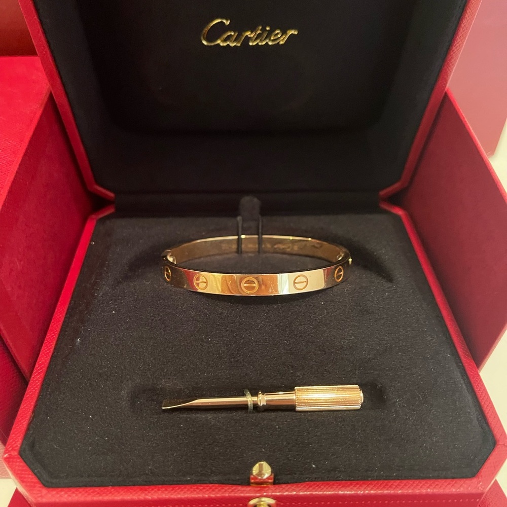 18 K Pink Gold Love Bracelet 16